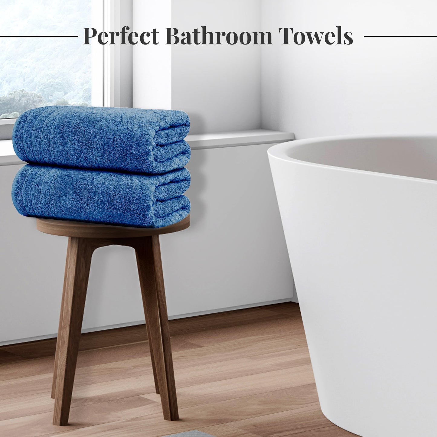 100% Cotton, Lighter Weight Towels Perfect for Bathroom, Assorted Colors & Sizes