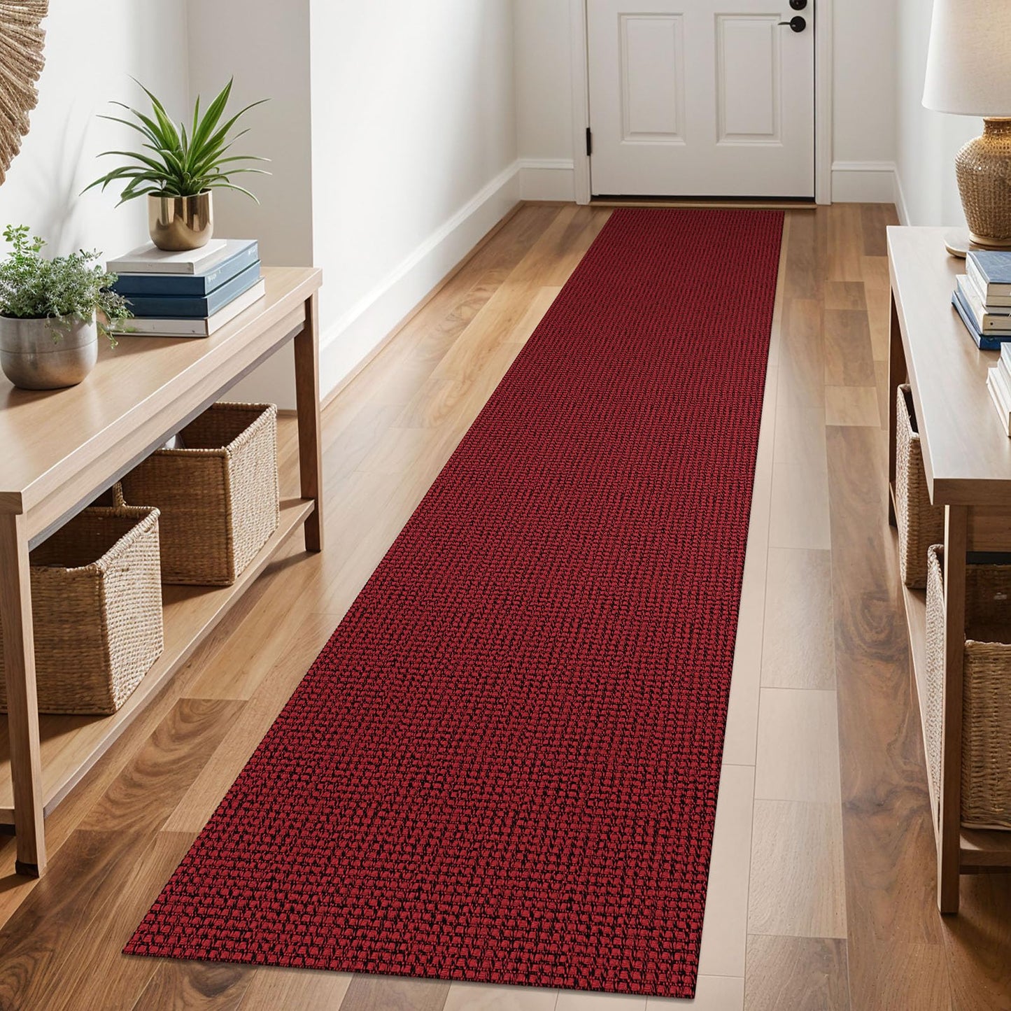 Boho Rugs Non Slip Woven Cotton Floor Carpet
