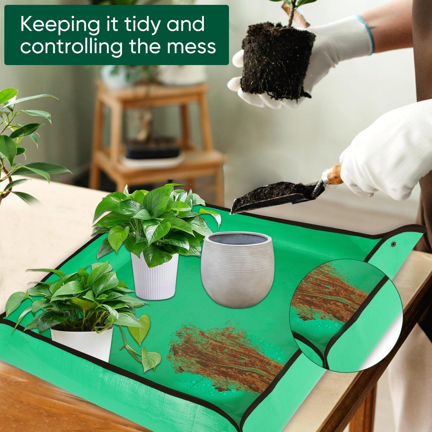 Repotting Mat for Indoor Plant - Assorted Sizes