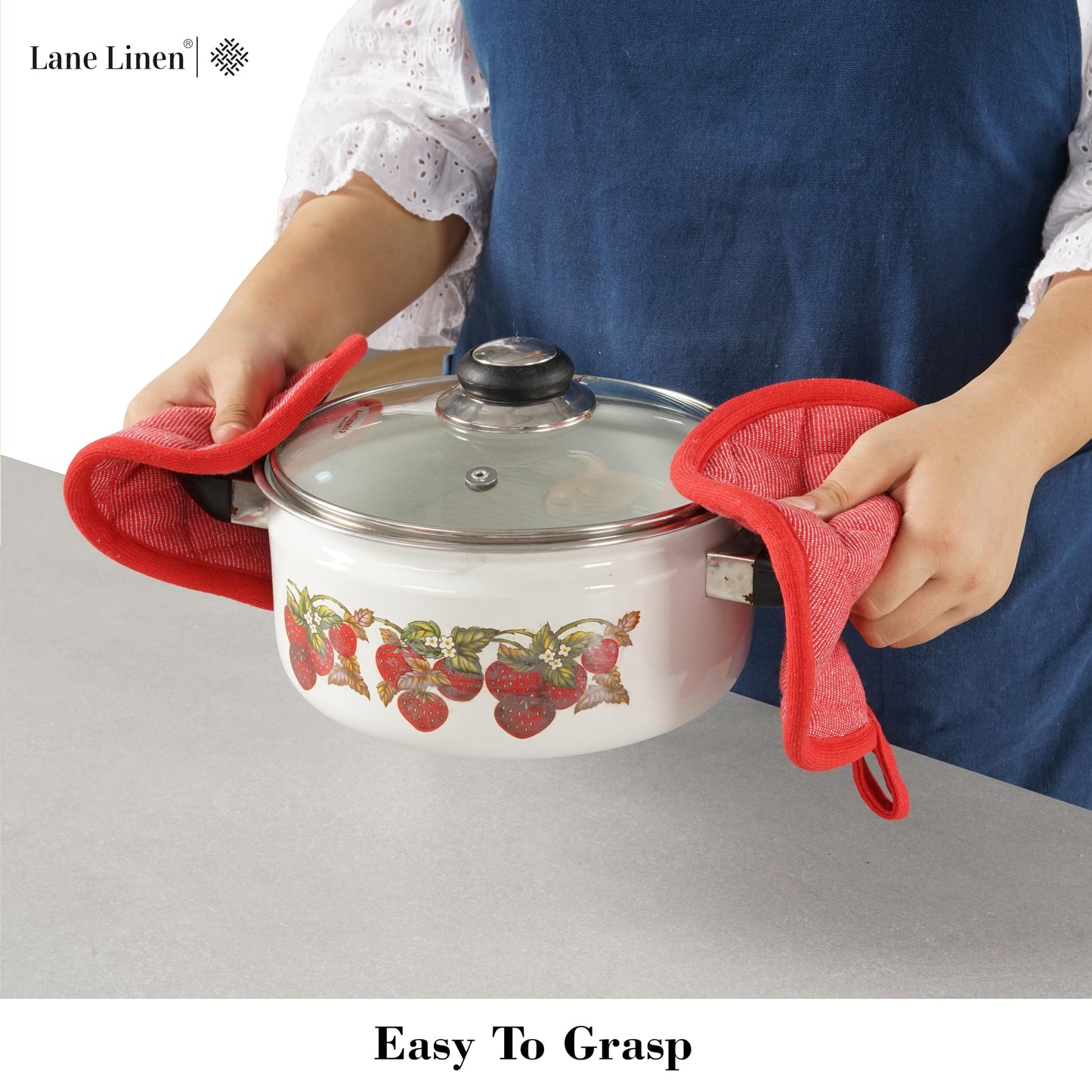 20 Pc Kitchen Towels Set, 350 Degree Heat Resistant, 100% Cotton