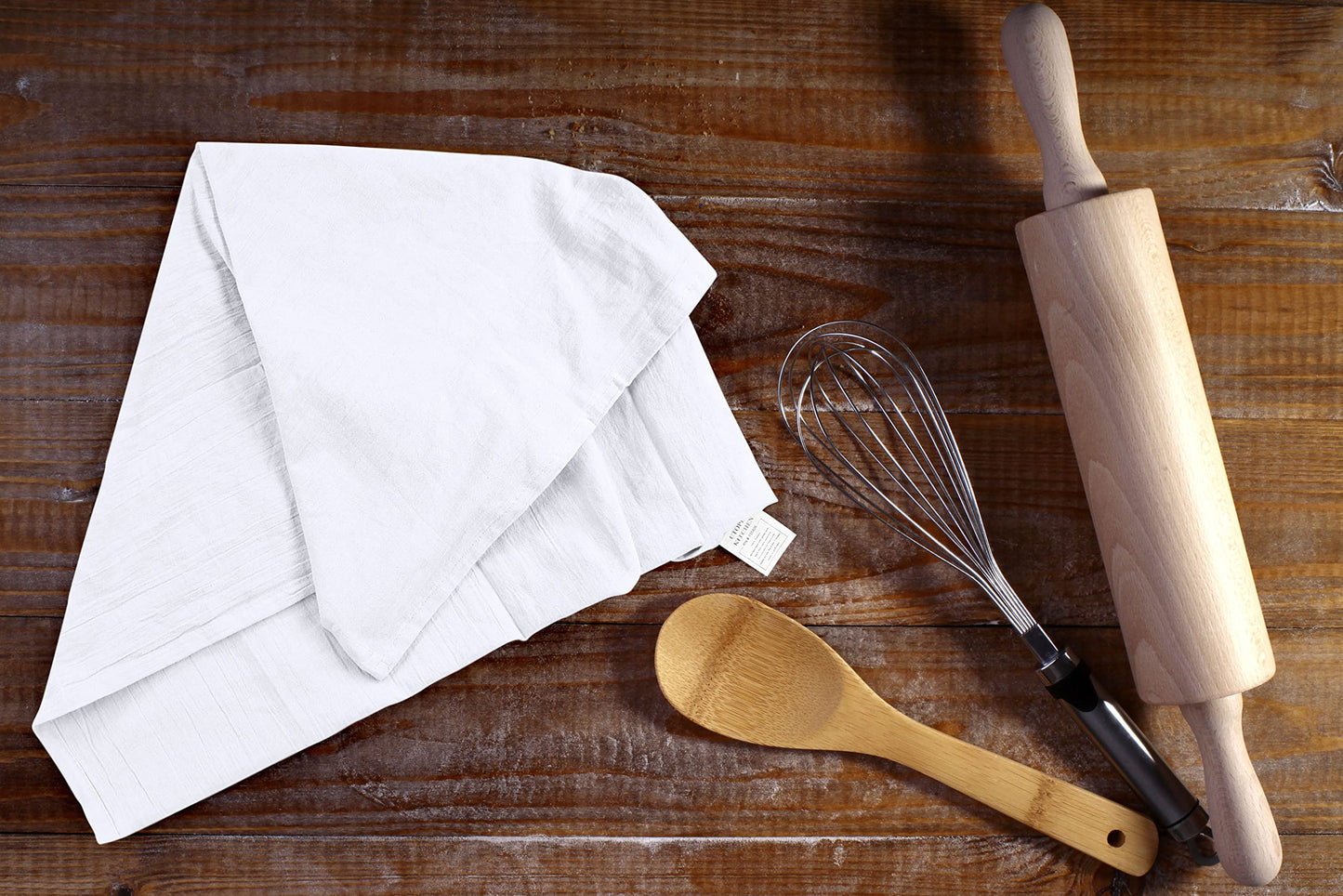 100% Cotton Tea Towels for Cleaning & Drying - Highly Absorbent Kitchen Dish Cloth