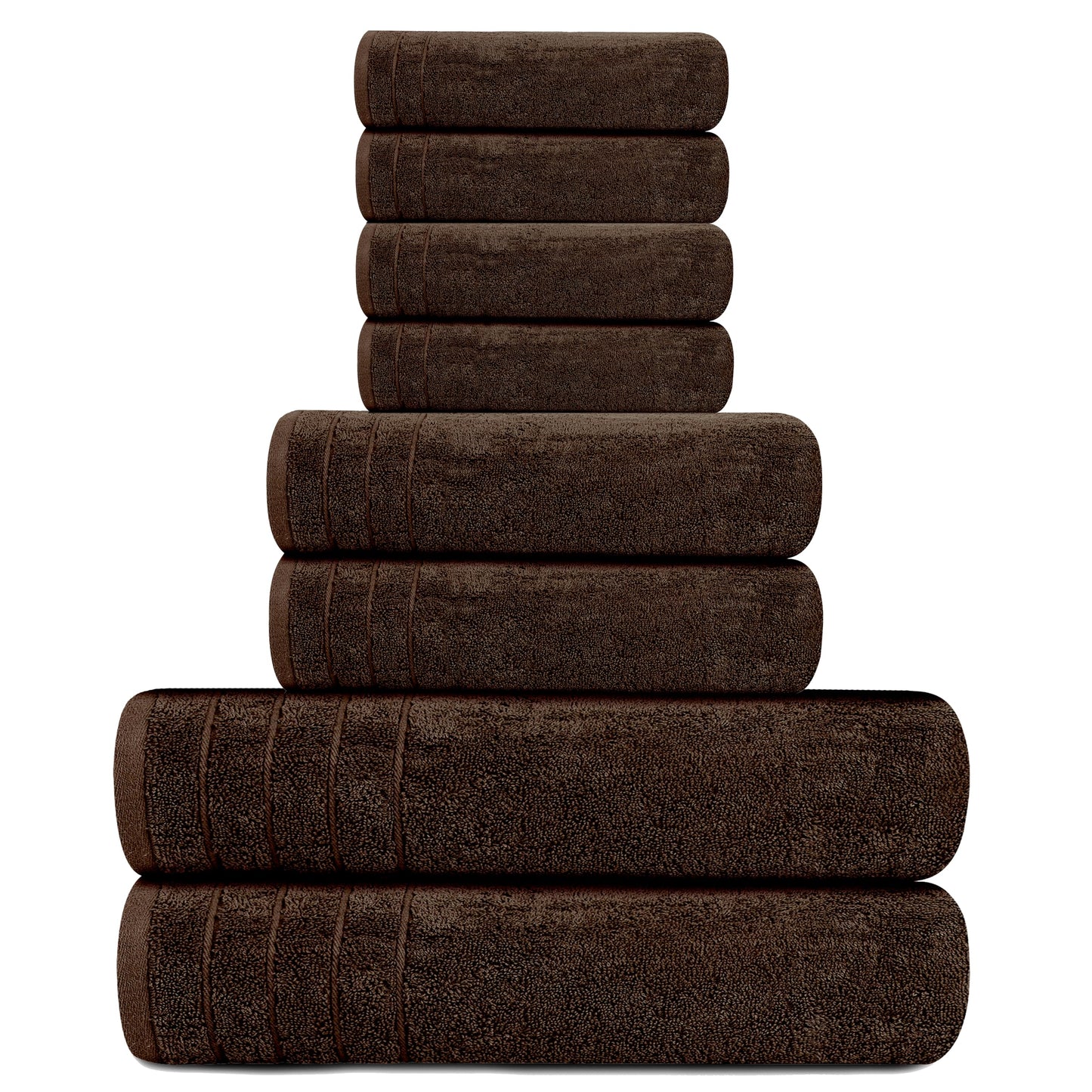 100% Cotton, Lighter Weight Towels Perfect for Bathroom, Assorted Colors & Sizes