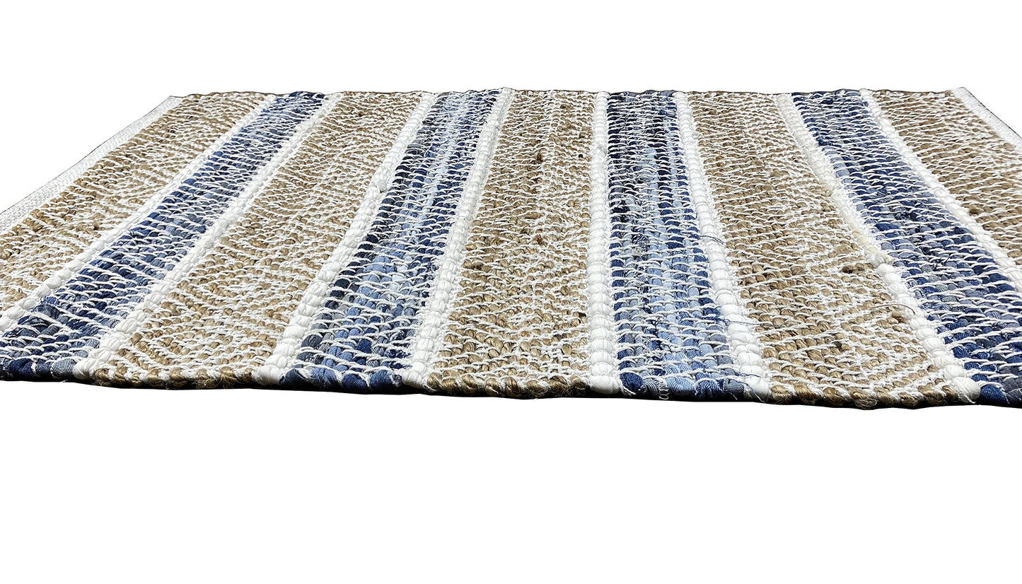 Striped 100% Natural Jute Premium Home Decor