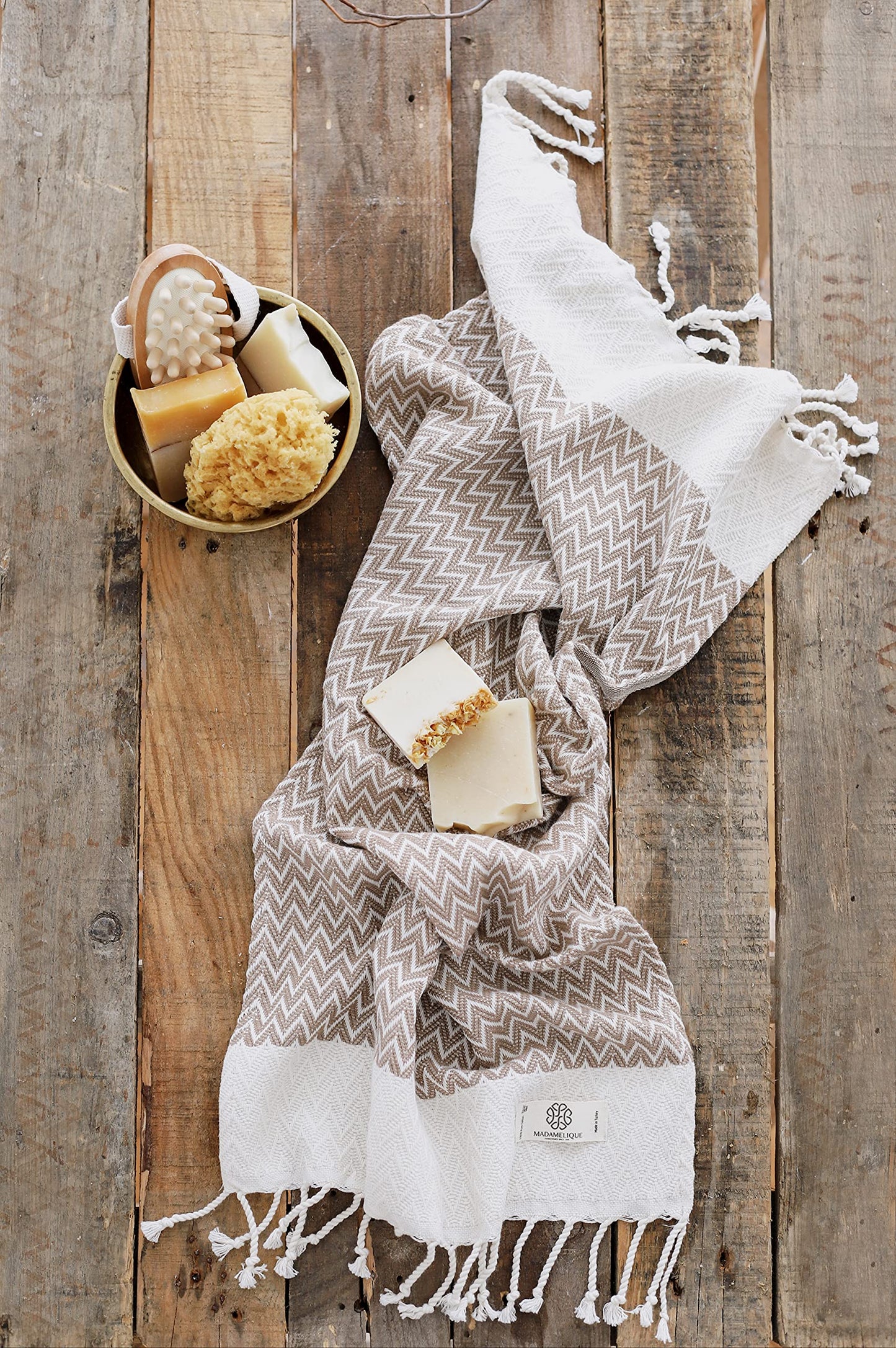 Exclusive Hand Towels Set of 2-18 x 40 Inches - 100% Pure Cotton