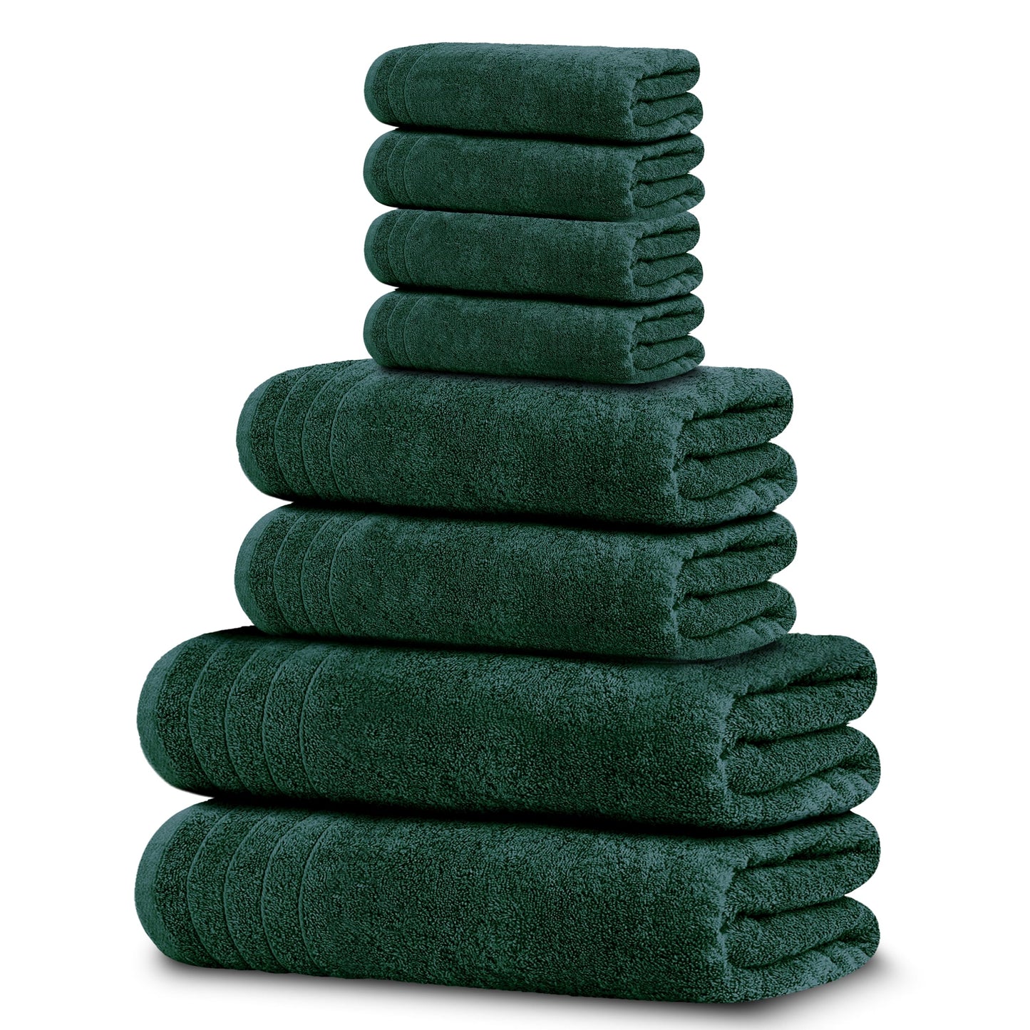 100% Cotton, Lighter Weight Towels Perfect for Bathroom, Assorted Colors & Sizes