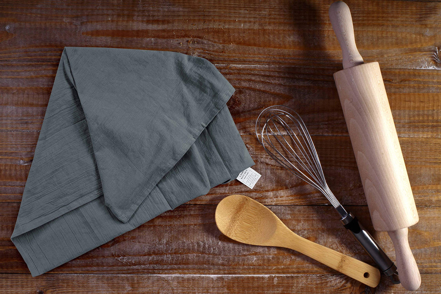 100% Cotton Tea Towels for Cleaning & Drying - Highly Absorbent Kitchen Dish Cloth