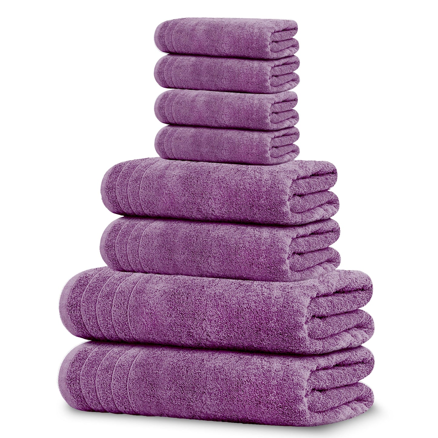 100% Cotton, Lighter Weight Towels Perfect for Bathroom, Assorted Colors & Sizes