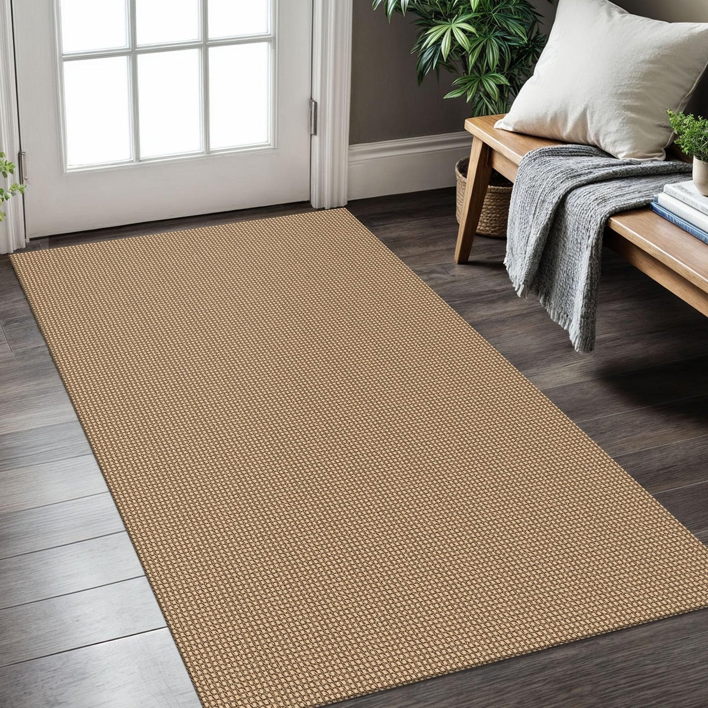 Boho Rugs Non Slip Woven Cotton Floor Carpet