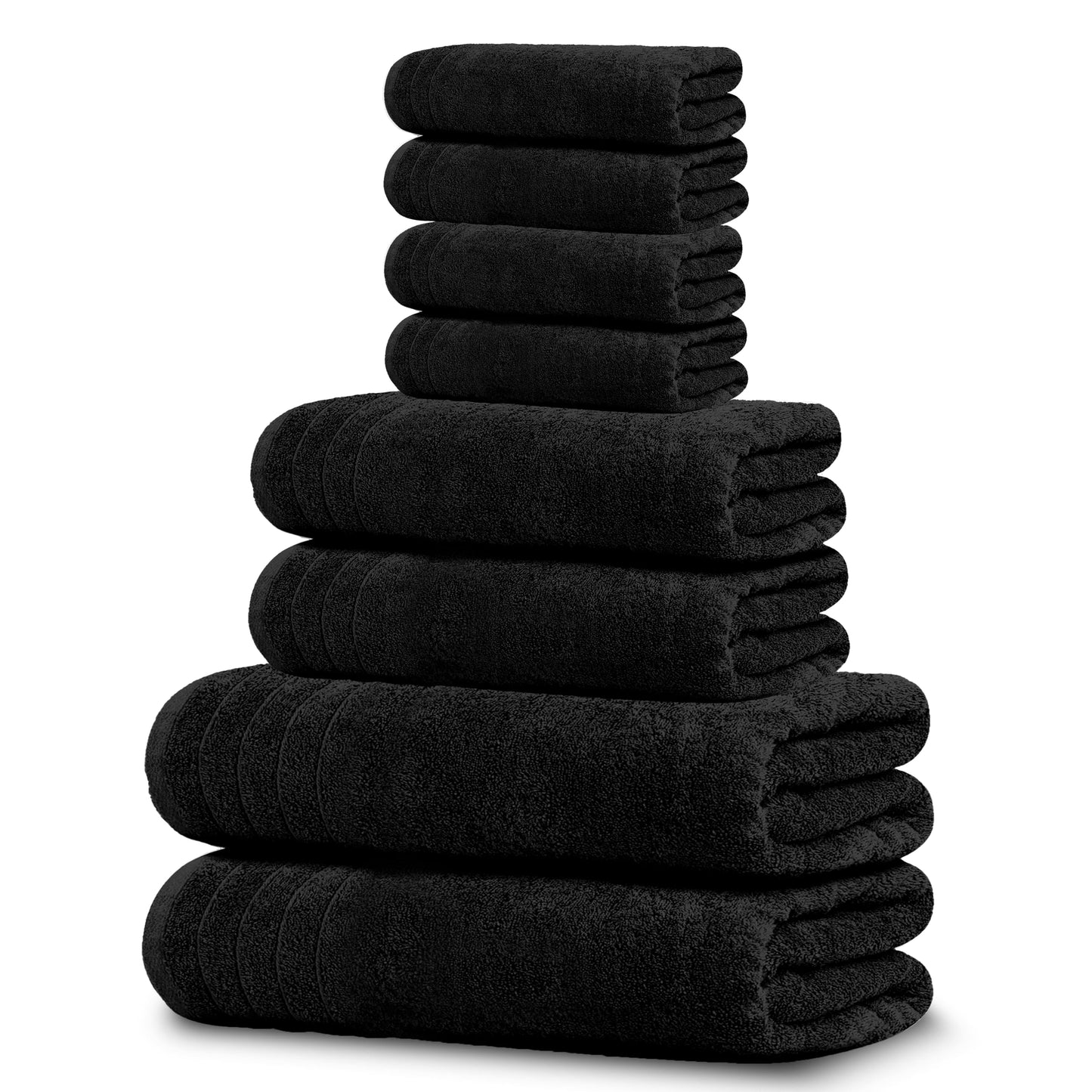 100% Cotton, Lighter Weight Towels Perfect for Bathroom, Assorted Colors & Sizes