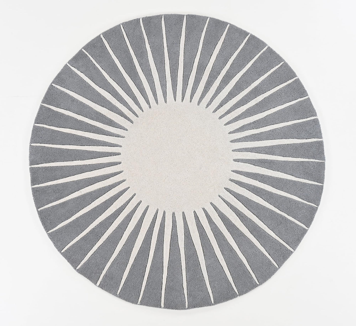 Modern Round Area Rug – Hand-Tufted with 100% NZ Wool