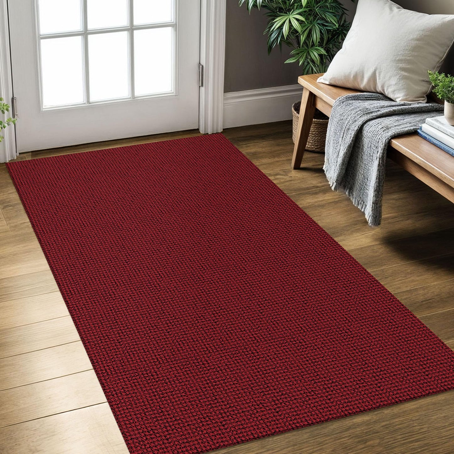 Boho Rugs Non Slip Woven Cotton Floor Carpet