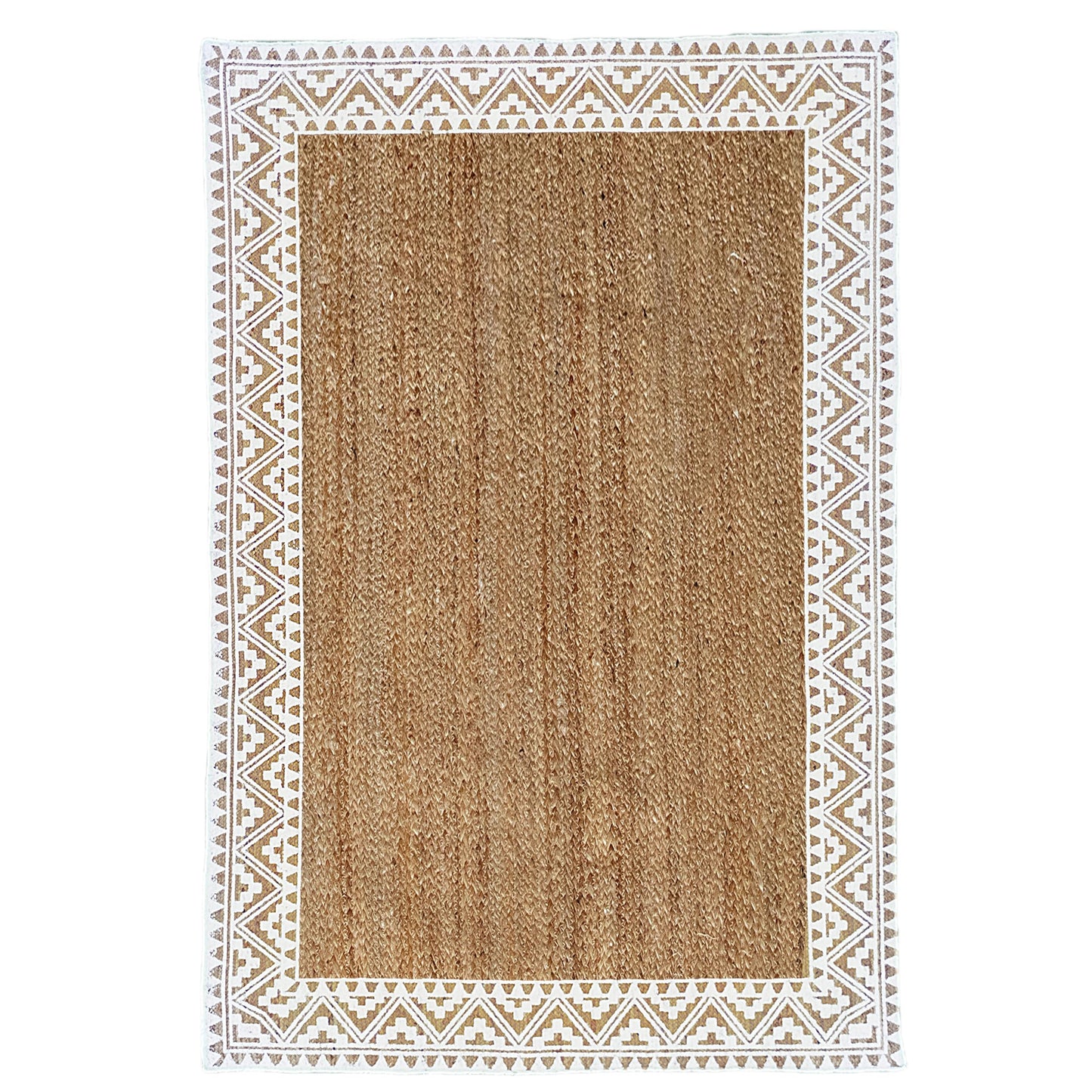 Premium Quality Jute Braided Area Rug, Stain Resistance, Natural Handmade