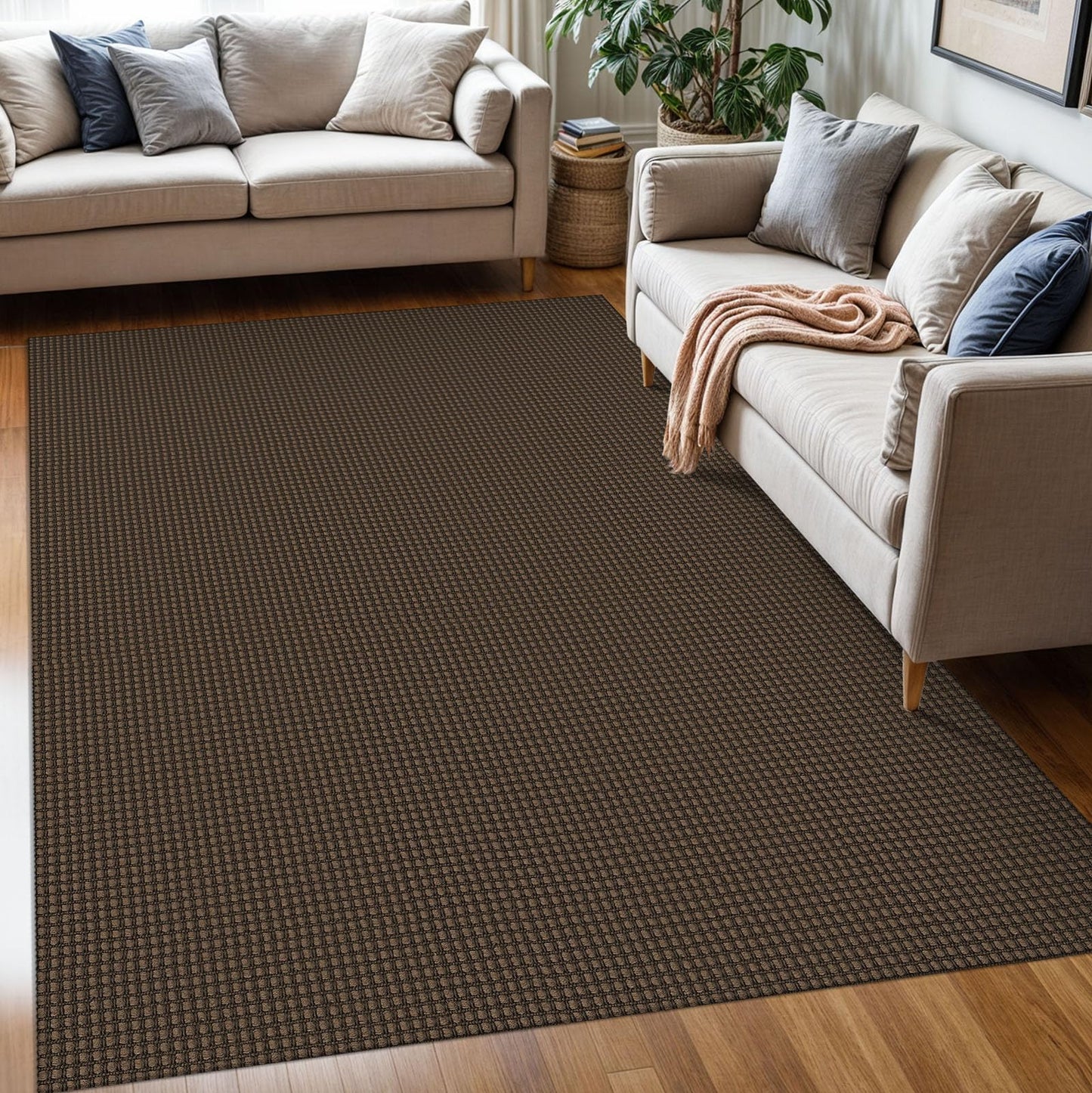 Boho Rugs Non Slip Woven Cotton Floor Carpet