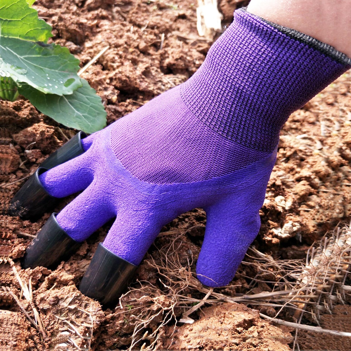 Garden Gloves with Claws for Digging,Planting, Weeding, Seeding-Waterproof