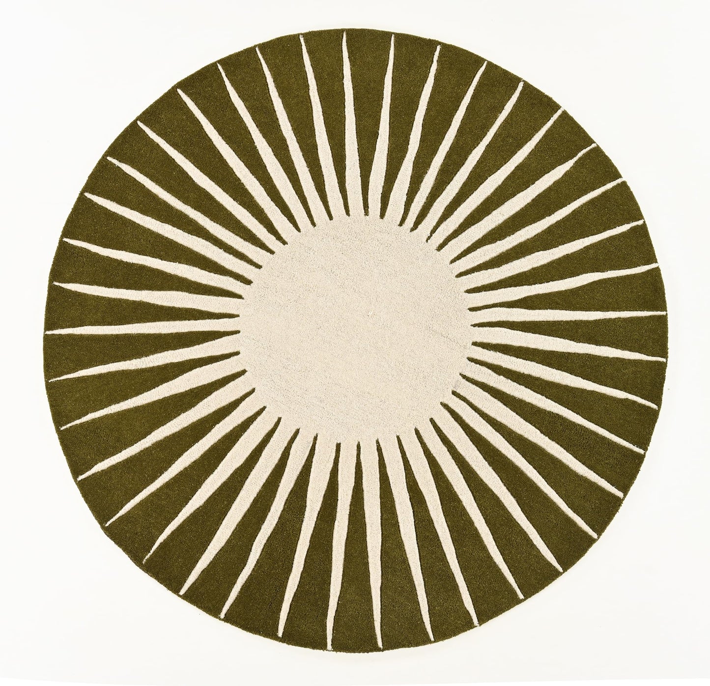 Modern Round Area Rug – Hand-Tufted with 100% NZ Wool