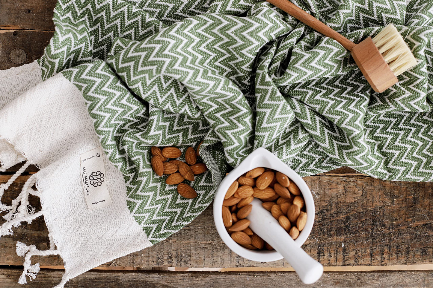 Exclusive Hand Towels Set of 2-18 x 40 Inches - 100% Pure Cotton