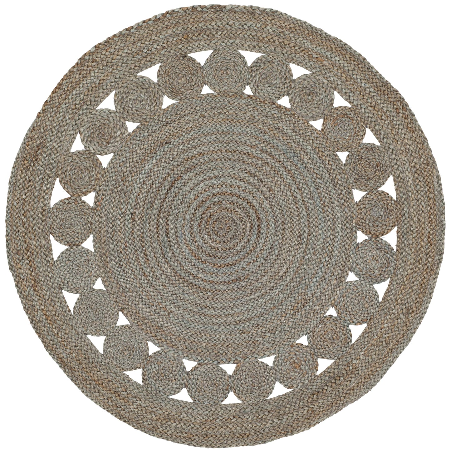 Natural Fiber Collection Handmade Boho Charm Farmhouse Jute Area Rug
